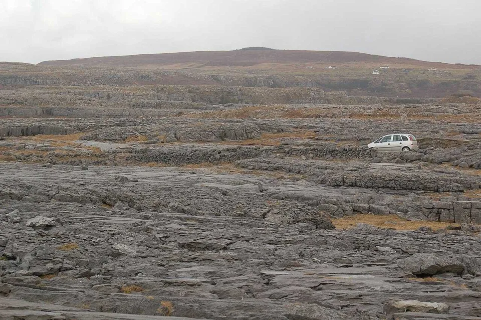 Limestone landscape in the Burren, County Clare