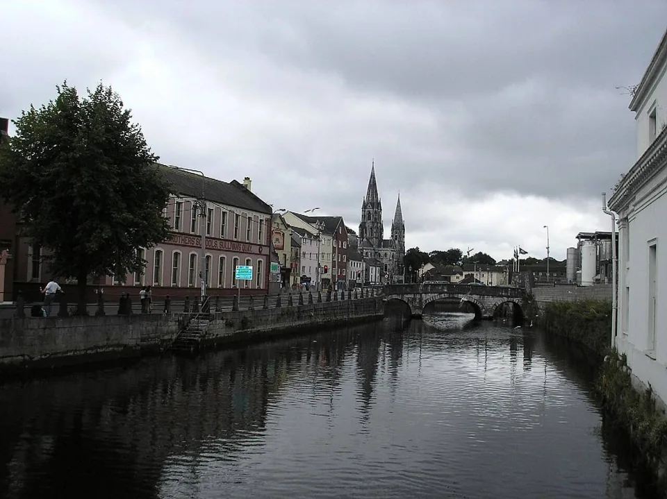 River Lee and buildings in Cork city