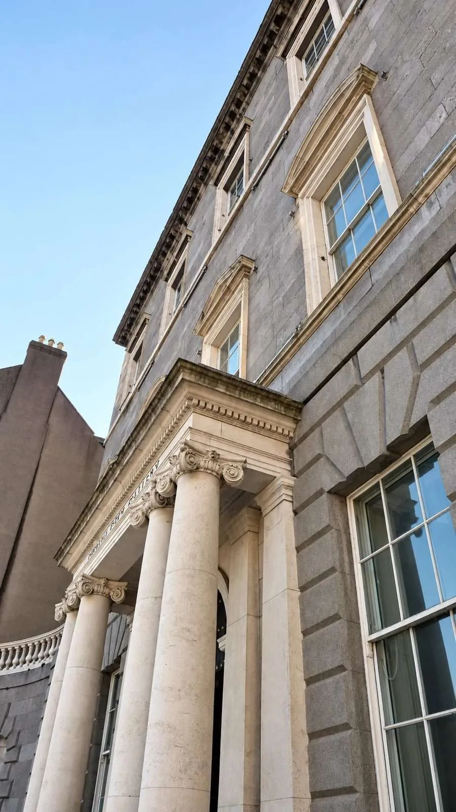 AI illustration of Hugh Lane Gallery based on a credited source photograph