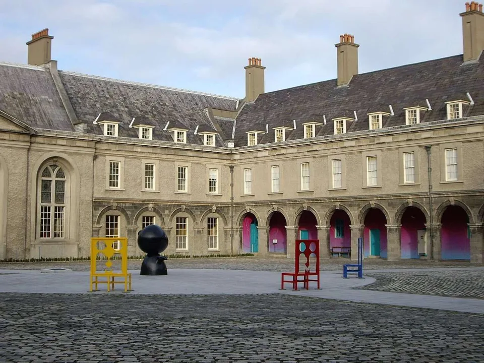 Courtyard at the Irish Museum of Modern Art