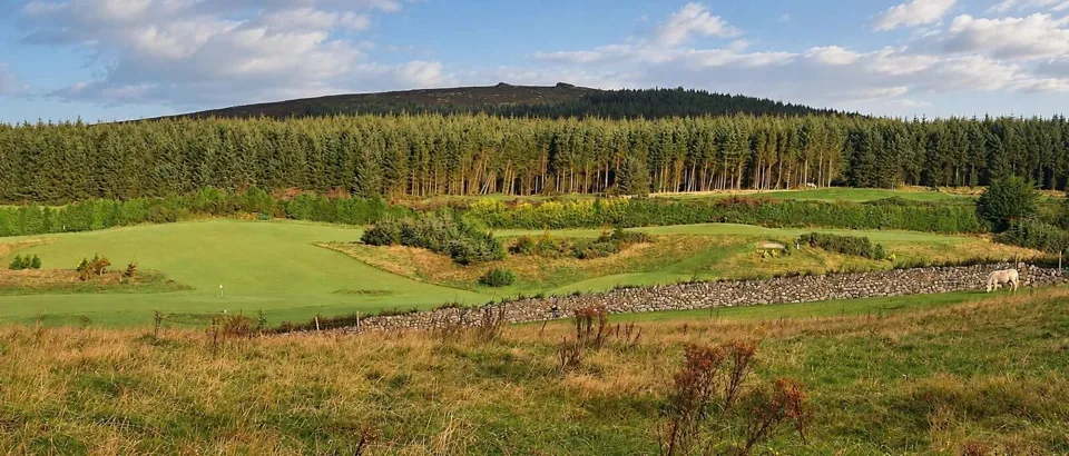 AI illustration of Ticknock & Fairy Castle Loop based on a credited source photograph