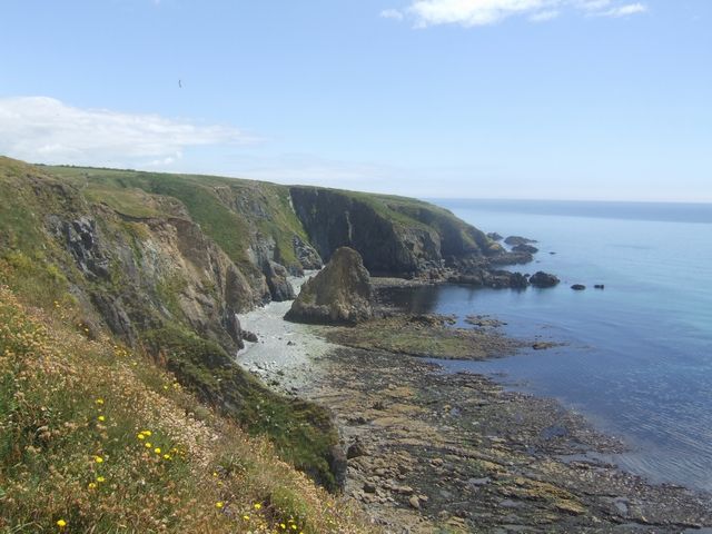 Kilmurrin Cove below the old Tankardstown mine