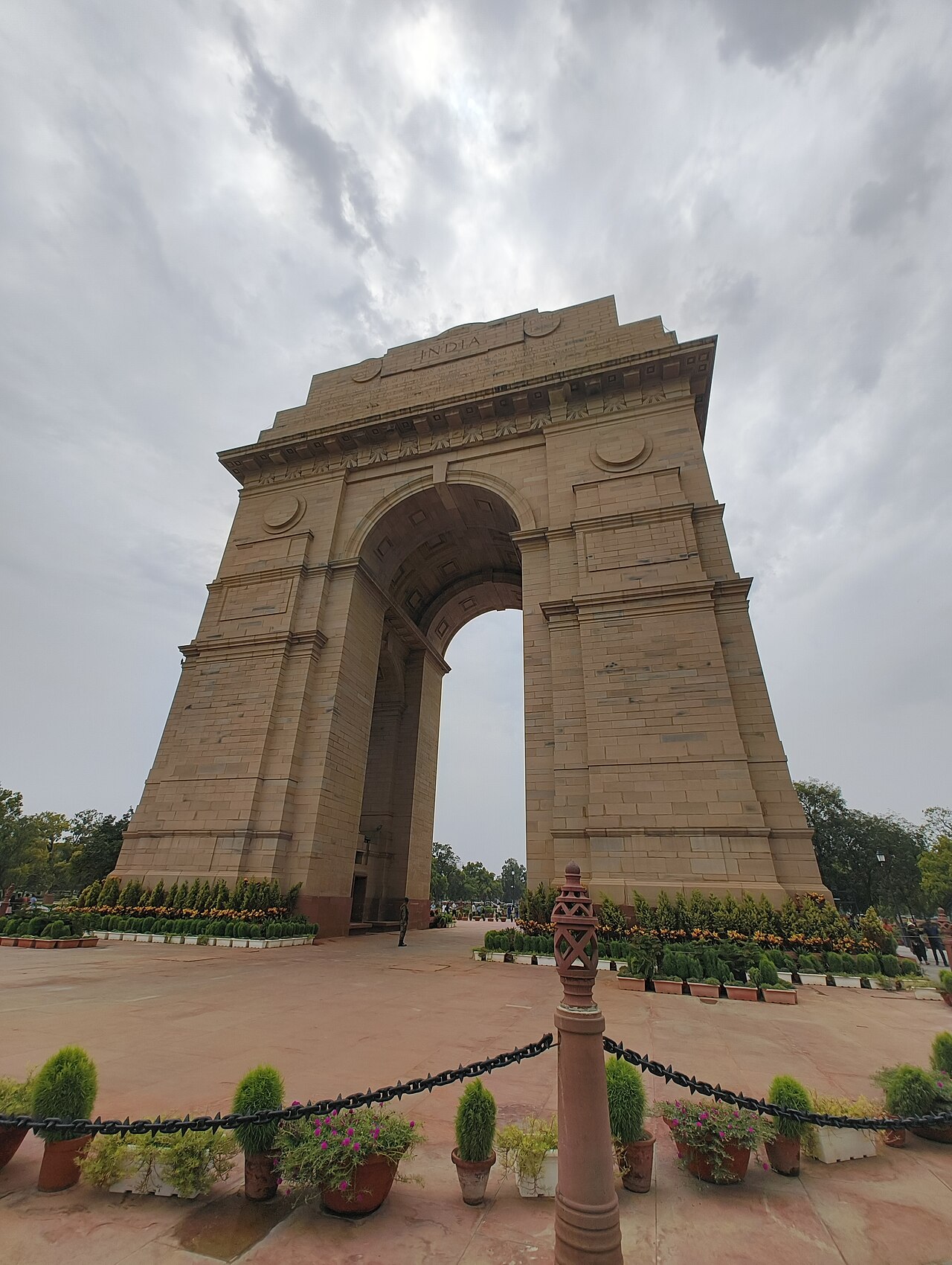 India Gate monument in Delhi